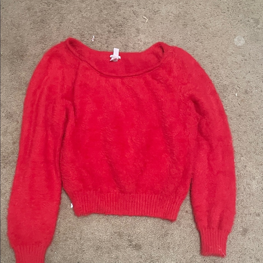 Women's Red Sweater